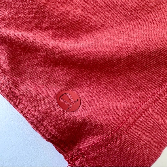 Lululemon All Yours Cotton Long Sleeve Shirt Red Rock Size 8 Oversized fit #194 - Picture 5 of 6